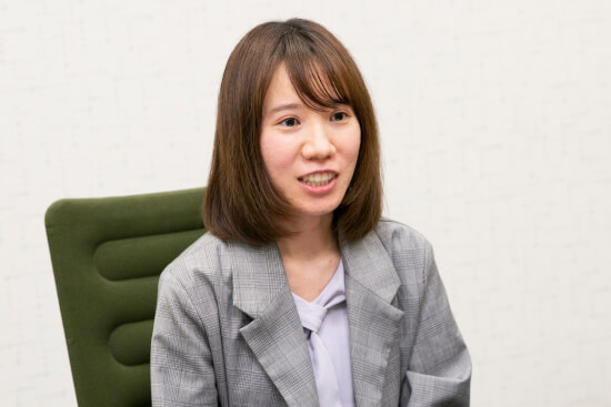 SDGsのこと、アプラスが展開するサービス全体のことを学び直すきっかけになったと話す仲宗根さん