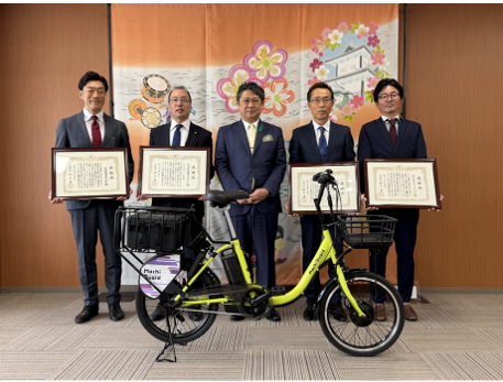 金沢市でのMachiGuard贈呈感謝状授与式